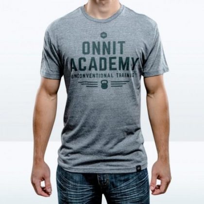 Onnit Academy Tri-Blend Shirt Gray/Gray