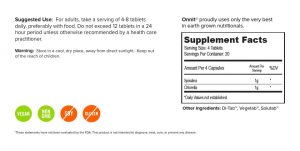 Onnit Spirulina and Chlorella - Suggested Use