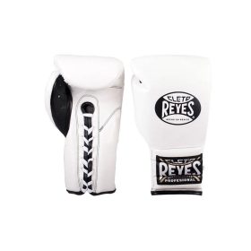 Cleto Reyes Lace Up Sparring Gloves - White