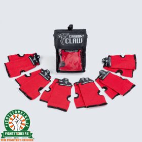 Carbon Claw Inner Elasticated Wash Mitts Red Club Pack x 6