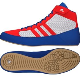 Adidas Havoc Adult Wrestling Shoes - Blue/Vivid Red