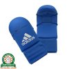 Adidas WKF Karate Mitts Without Thumb - Blue