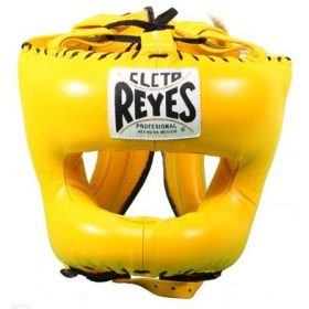 Cleto Reyes Traditional Pointed Nylon Bar Headguard - Yellow