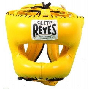 Cleto Reyes Traditional Pointed Nylon Bar Headguard - Yellow