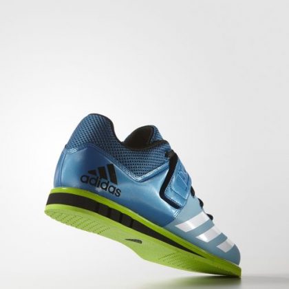 Adidas Powerlift 3 Weightlifting Shoes - Blue/Green