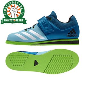 Adidas Powerlift 3 Weightlifting Shoes - Blue/Green