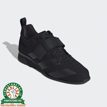 black adipower weightlifting shoes