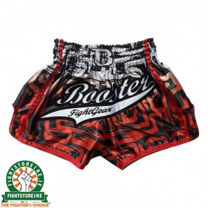 Booster PRO Muay Thai Shorts - Labyrinth Red