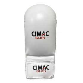 CIMAC Competition Karate Mitts Without Thumb - White