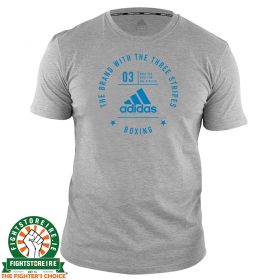 Adidas Boxing T-Shirt Grey/Blue