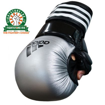 Adidas MMA Sparring Gloves - Silver/Black