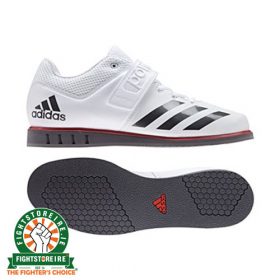 Adidas Mens Powerlift 3.1 Weightlifting Shoes - White/Grey