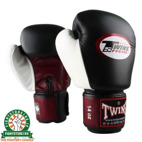 Twins BGVL4 Muay Thai Gloves - Red/Black/White