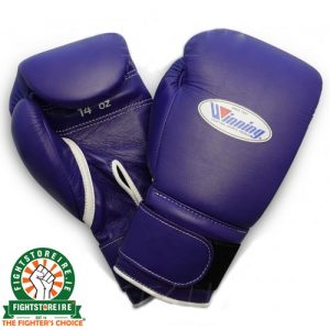 Winning 14oz Velcro Boxing Gloves - MS-500B - Purple