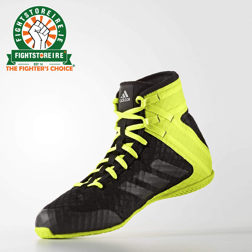 Zumbido aleatorio Condición Adidas Speedex 16.1 Boxing Boots - Black/Yellow - Fight Store IRELAND