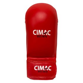 CIMAC Competition Karate Mitts Without Thumb - Red