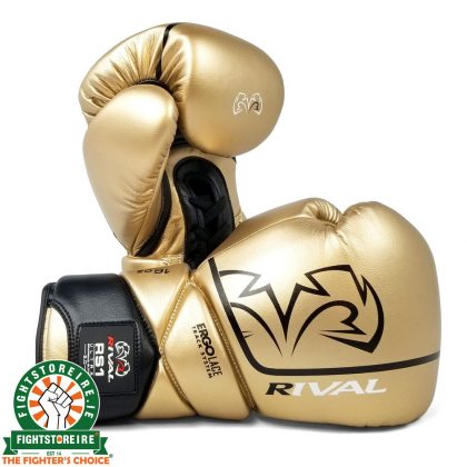 Rival RS1 Pro Sparring Gloves - Gold 2.0