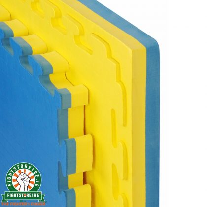 Reversible Premium 40mm Jigsaw Mats - Blue/Yellow