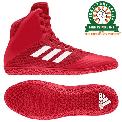 Adidas Mat Wizard 4 Wrestling Boots - Red Fight IRELAND
