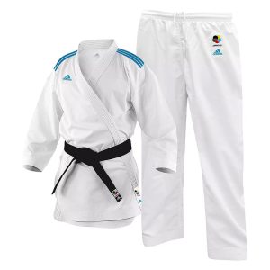 Adidas WKF Adi-Zero Kumite Karate Uniform - 4.5oz - Blue