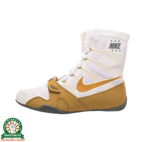 Nike Hyper KO Limited Edition Boxing Boots - White/Metallic Gold