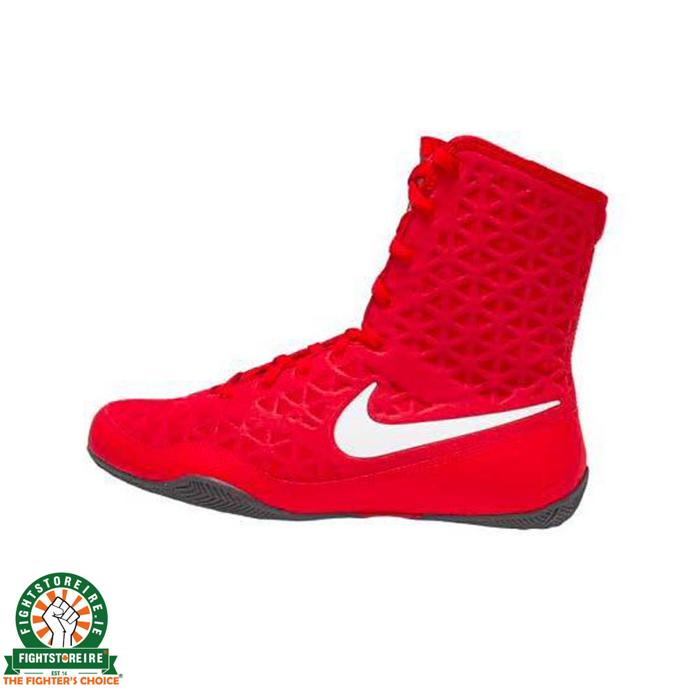 Nike KO Boxing Boots - Red - Fight 