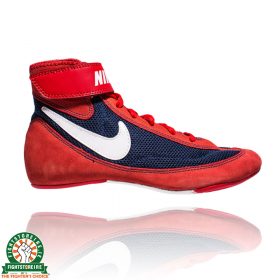 Nike Youth SpeedSweep VII Wrestling Shoes - Red/Navy/White