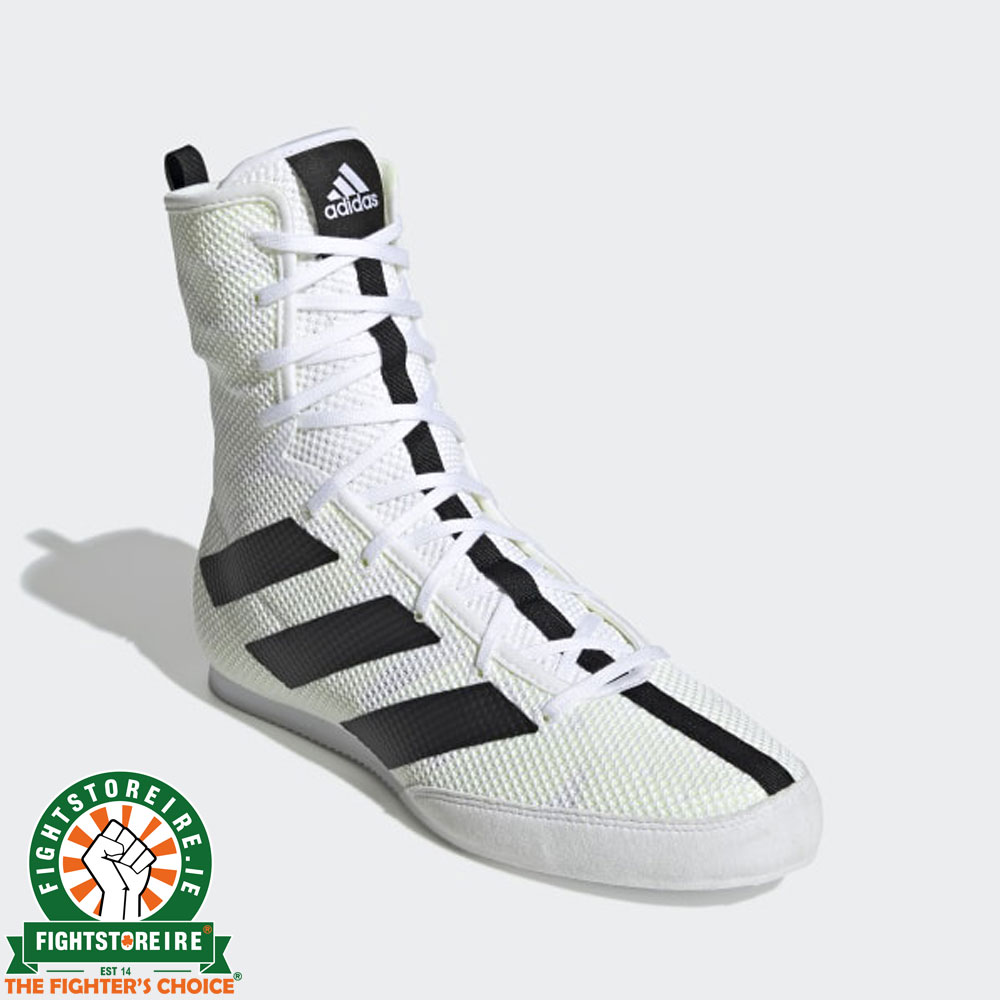 white adidas boxing boots