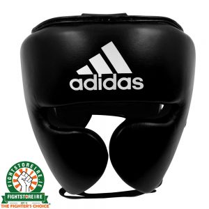Adidas adiStar Pro Head Guard - Black/White | Fightstore IRELAND