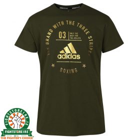Adidas Boxing T-Shirt Forest/Gold