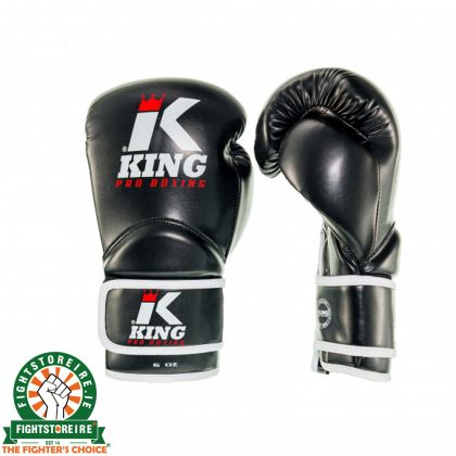 King Pro Boxing Kids Boxing Gloves - Black