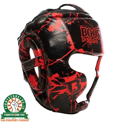 Booster Kids Marble Red Headguard