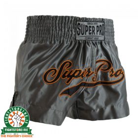 Super Pro Challenger Thai Short - Grey/Orange
