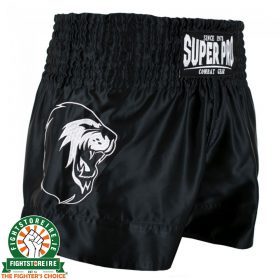 Super Pro Hero Thai Boxing Short - Black/White