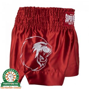 Super Pro Hero Thai Boxing Short - Red