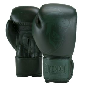 Super Pro Legend SE Leather Kickboxing Gloves - Green