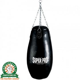 Super Pro Teardrop Punch Bag - Black