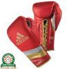 Adidas adiSpeed Lace Boxing Gloves Metallic - Red
