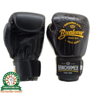 Booster Buakaw Thai Boxing Gloves - Black
