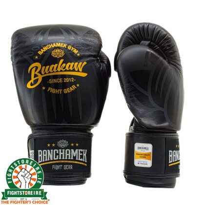 Booster Buakaw Thai Boxing Gloves - Black