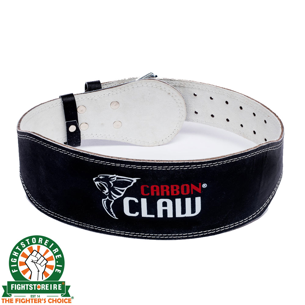 Carbon Claw Weightlifting Belt - Leather Padded 4"