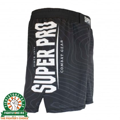 Super Pro MMA Shorts - Black/White