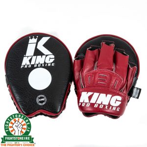 King Pro Focus Mitts Wine Red