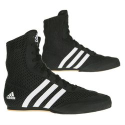 Adidas Box Hog 2 Boxing Boots - Black/White photo review