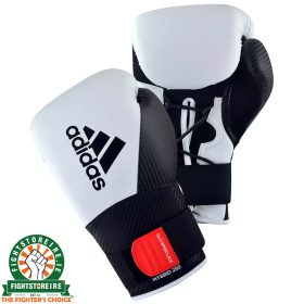 Adidas Hybrid 250 Boxing Gloves - White/Black