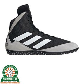 Adidas Mat Wizard 5 Wrestling Boots - Black/White