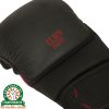 ELION Leather MMA Sparring Gloves - Mat-Black