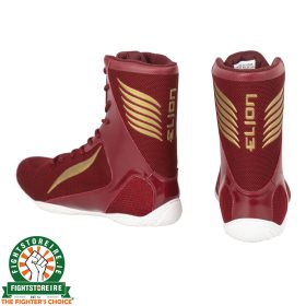 Elion Low Top Boxing Boots - Burgundy