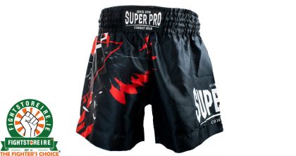 Super Pro Raven Thai Shorts - Black