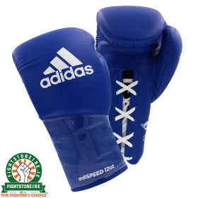 Adidas adiSpeed Lace Boxing Gloves Blue